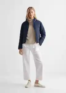 Chaqueta Anorak Sara Navy Talla 20 Niñas Mango