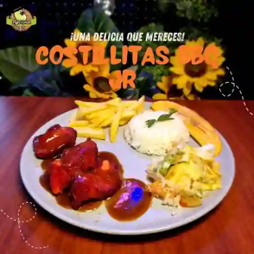 Costillas BBQ.