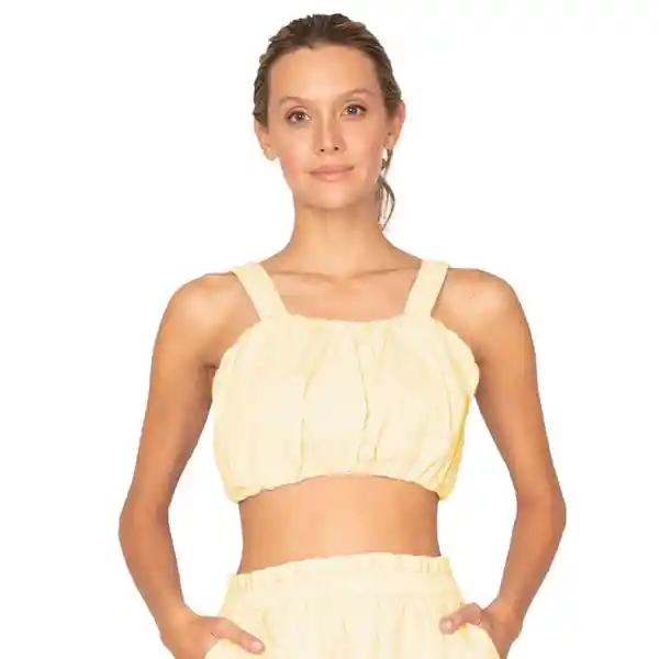 Top Baixa Amarillo Talla L