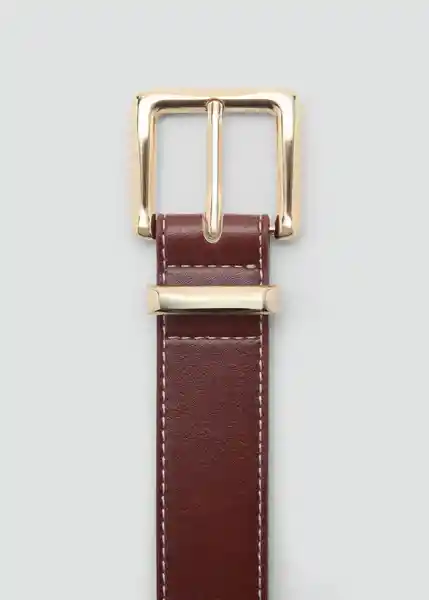 Cinturón Valeta Marrón Talla M Mujer Mango