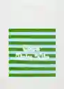 Camiseta Illustra Verde Pastel Talla S Mujer Mango