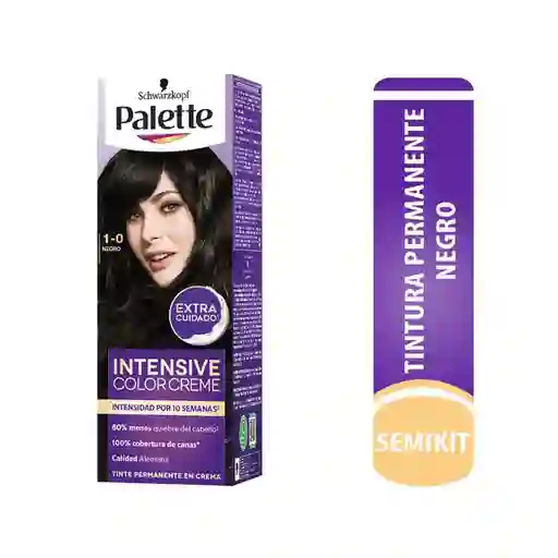 Palette Tinte Permanente en Crema Intensive Negro 1-0 Minikit