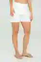 Short Khaynne Color Blanco Crudo Talla 8 Ragged