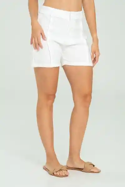 Short Khaynne Color Blanco Crudo Talla 8 Ragged