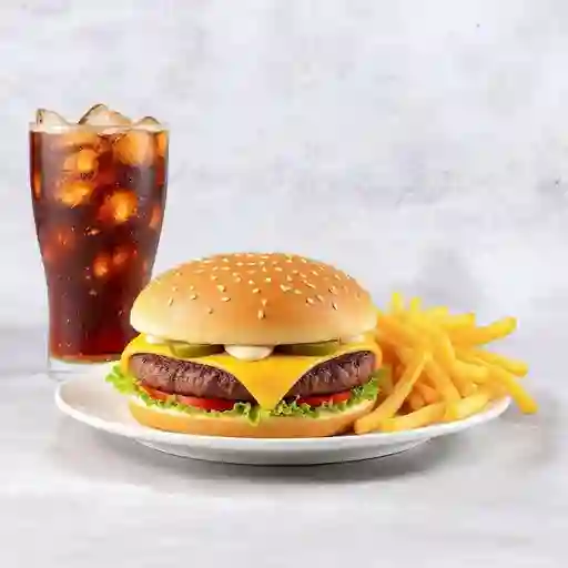 Combo megaburger sencilla