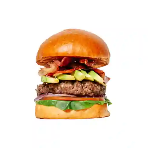 Hamburguesa aguacate y bacón