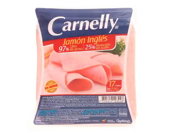 Carnelly Jamón Inglés Super