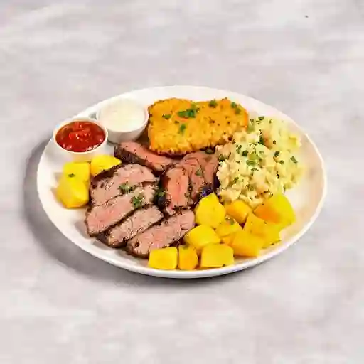 Carne Oreada, Chorizo, Pollo Y Rellena