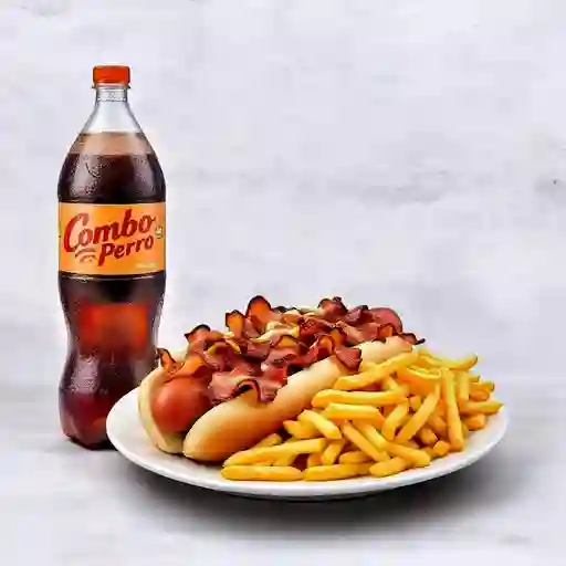 Combo Perro, Gaseosa, Papas 4