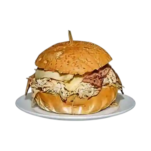 Hamburguesa Carne y Pollo Desmenuzado