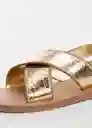 Sandalias Eris Oro Talla 28 Niñas Mango