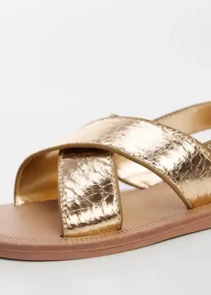 Sandalias Eris Oro Talla 28 Niñas Mango