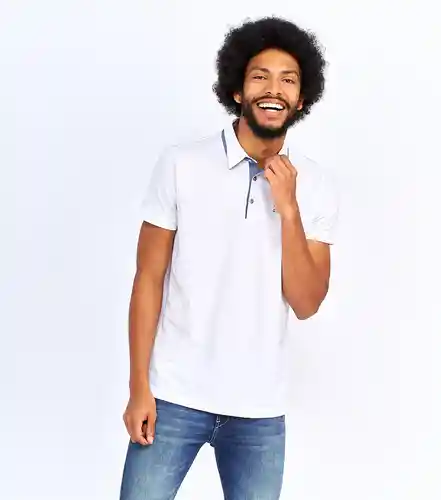 Girbaud Camiseta Polo Blanco Talla S 109877