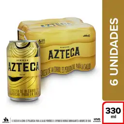 Azteca Pack Cerveza 330 mL x 6 Und