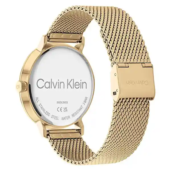 Reloj Modern Para Hombre Color Dorado 25200049 Calvin Klein