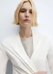 Buzo Cardigan Alma Crudo Talla S Mujer Mango