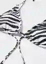 Top Bikini Marisa Off White Talla L Mujer Mango