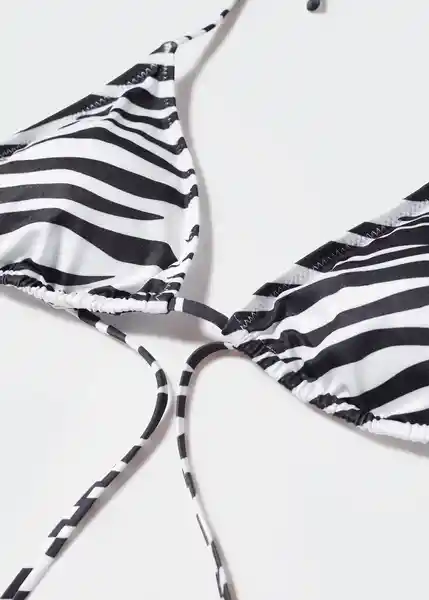 Top Bikini Marisa Off White Talla L Mujer Mango