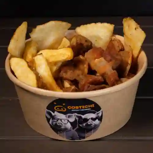 Bowl Chicharron Papa Casco