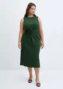 Vestido Fertina Verde Talla XS Mujer Mango