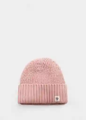 Gorro Victorih Rosa Pastel Talla 20 Teen Niñas Mango