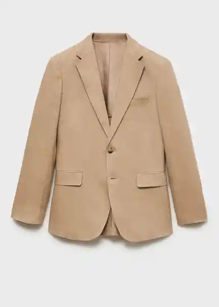 Blazer Americana Amalfi Beige Talla 56 Hombre Mango