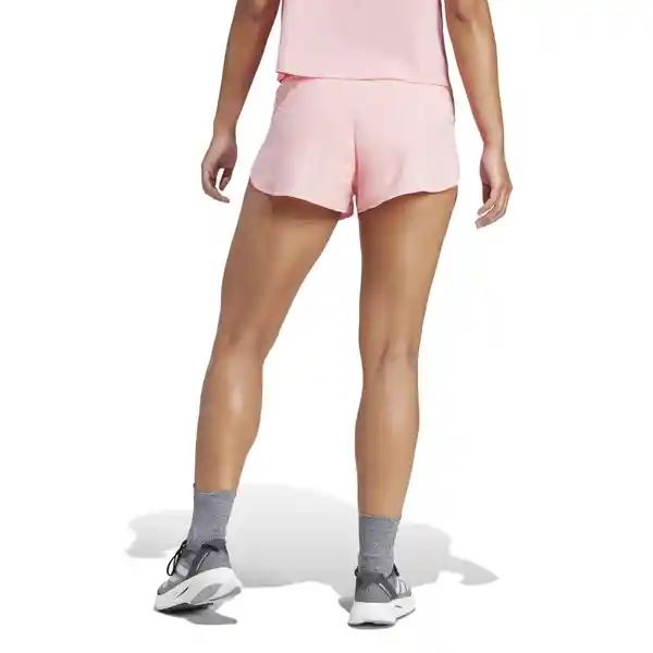 Adidas Short Adizero e Split Para Mujer Rosado Talla L