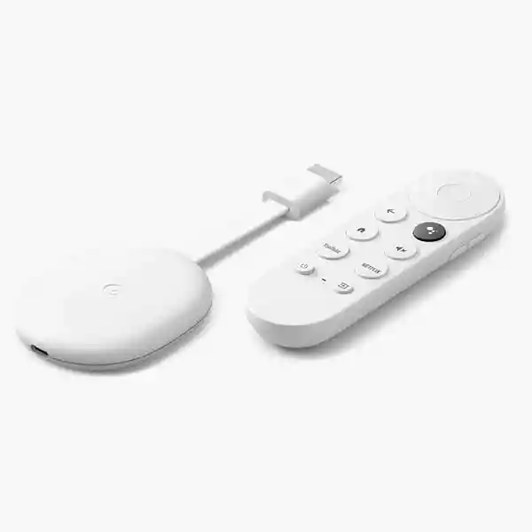 Google Chromecast 4ta Gen Uhd(4k+hdr) + Control Remoto Blanco