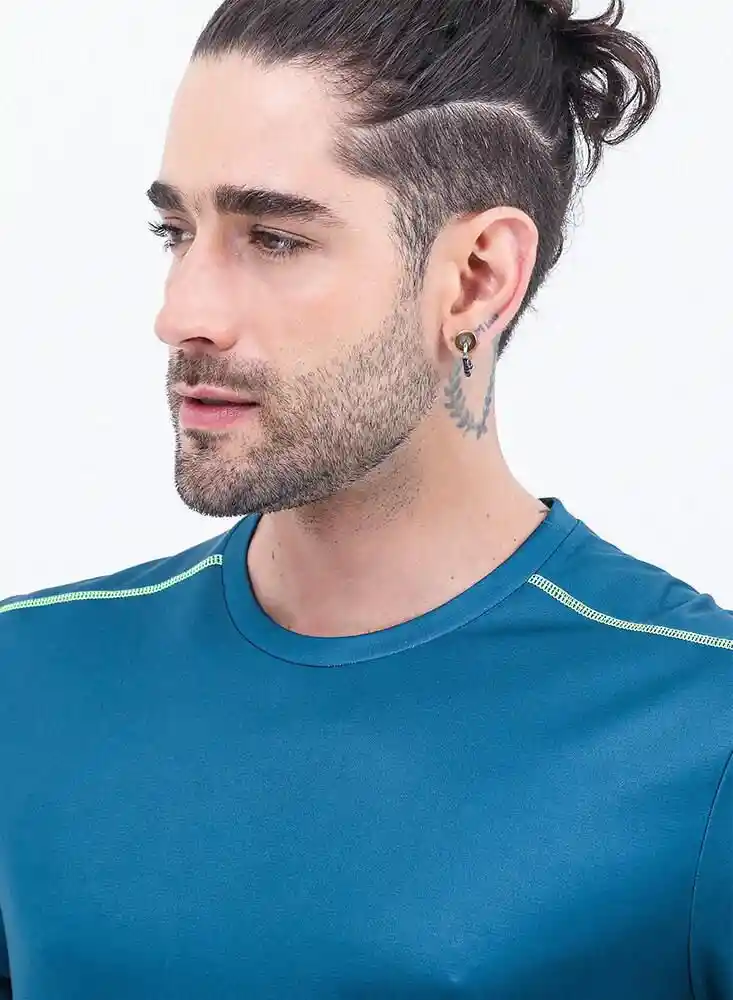 Camiseta Mc M-verde Osc