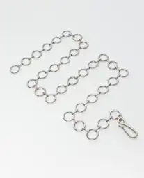 Cinturón Chain Gris Plata Claro Talla L Chevignon