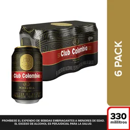 Club Colombia Pack Cerveza Negra 330 mL x 6 Und