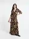  Vestido Ori Mujer Negro Puro Ultraoscuro Talla L Naf-Naf 