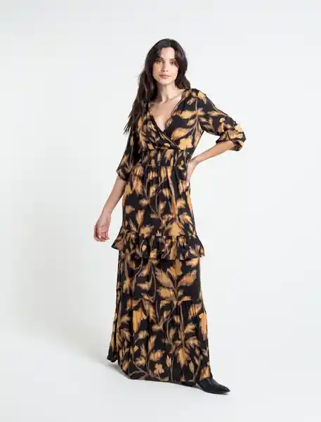  Vestido Ori Mujer Negro Puro Ultraoscuro Talla L Naf-Naf 