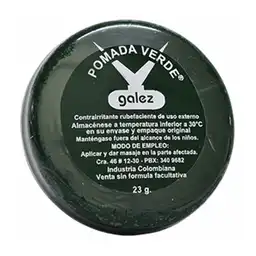 Pomada Verde Tridex Galez r