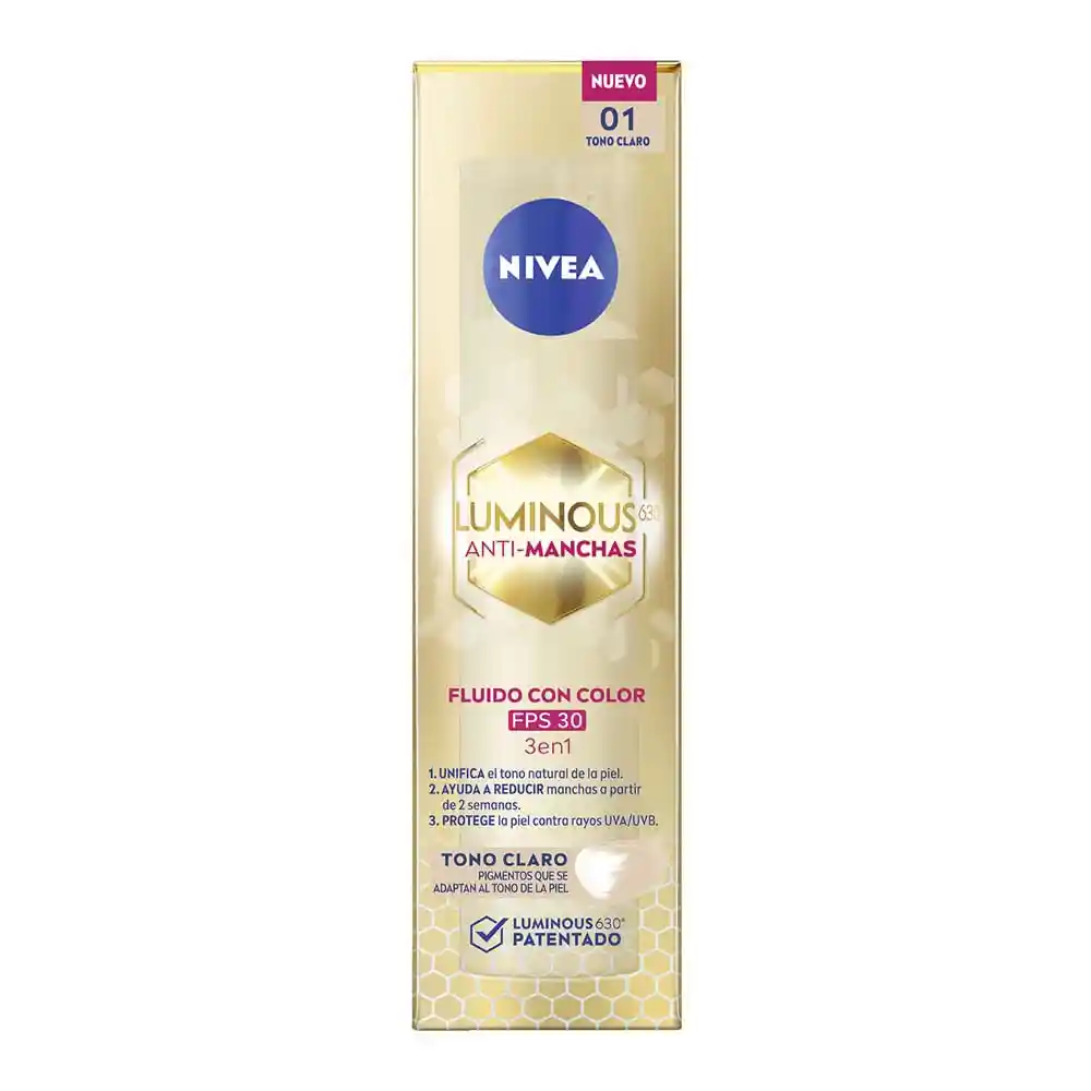 Serum Facial Nivea Luminous Tono Claro