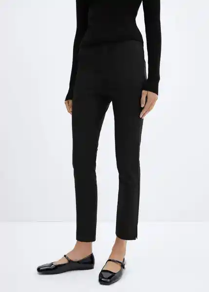 Pantalón Malu5-H Negro Talla 42 Mujer Mango