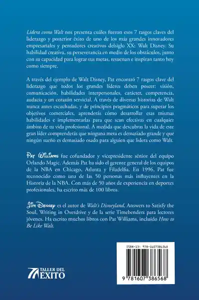 Pat Williams Lidera como Walt