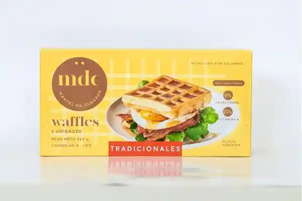 Pan Mantel De Cuadros Wafflesde Yuca