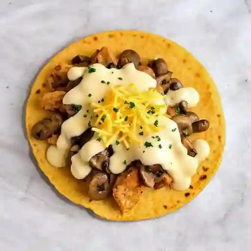 Arepa Pollo Con Champinones
