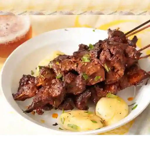 Anticucho de corazón