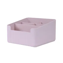 Organizador Para Escritorio Con Secciones Divididas Rosa Miniso