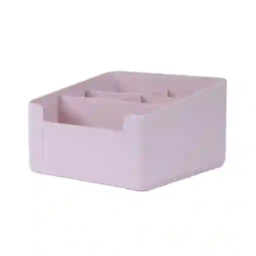 Organizador Para Escritorio Con Secciones Divididas Rosa Miniso