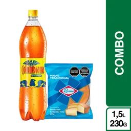 Combo Ponqué Tradicional 230 g + Colombiana 1.5 L