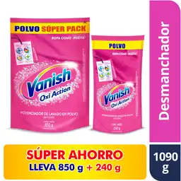 Vanish Desmanchador en Polvo Rosado