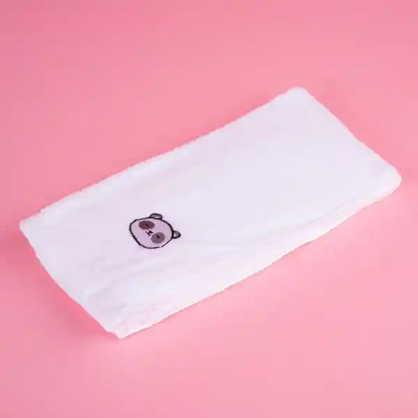 Toalla de Baño Serie Mini Family Tyla Blanco Miniso