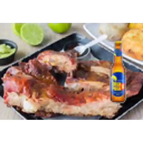 Combo Costillas + Cola y Pola