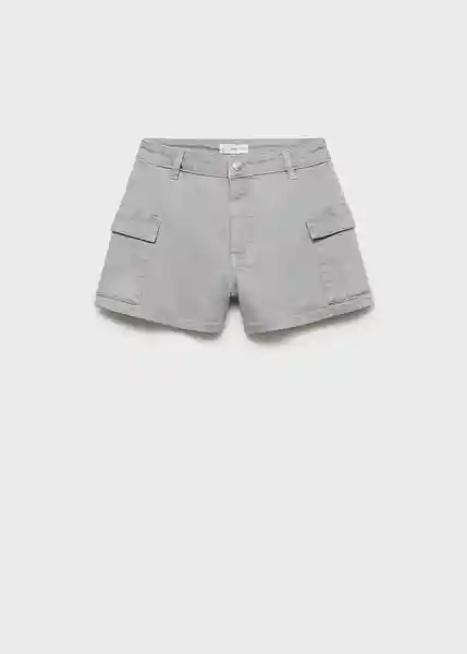 Short Cargosh Gris Talla 21 Teen Niñas Mango