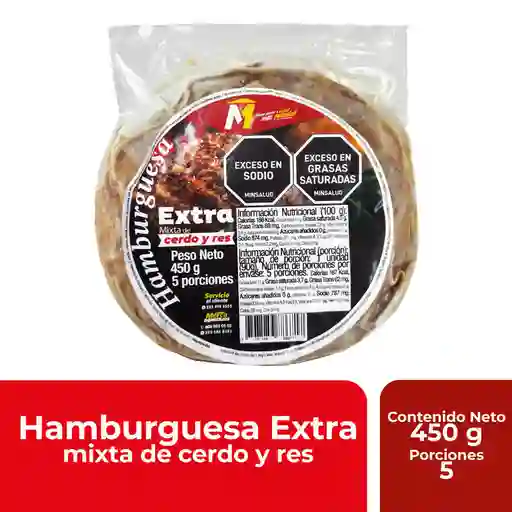 Hamburguesa M Tipo Extra G