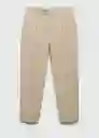 Pantalón Boston Beige Talla 38 Hombre Mango