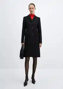 Abrigo New Negro Talla XL Mujer Mango